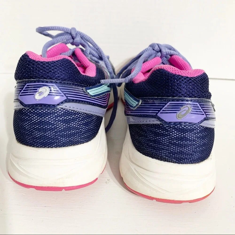 Asics Gel-Contend 3 T5F9N Running Athletic Walking Lace Up Shoes Pink/Teal/Navy